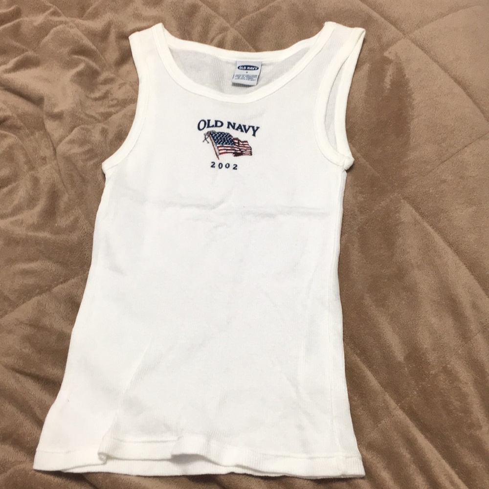 Final Price! Old navy white tank top size small